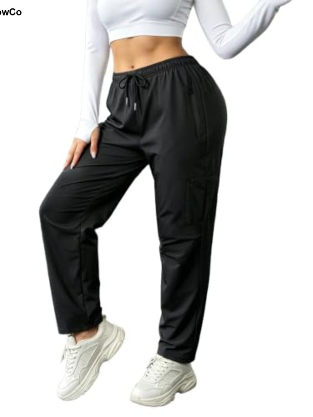 Women's Hiking Pants with Multi Zipper Pockets Quick-Dry